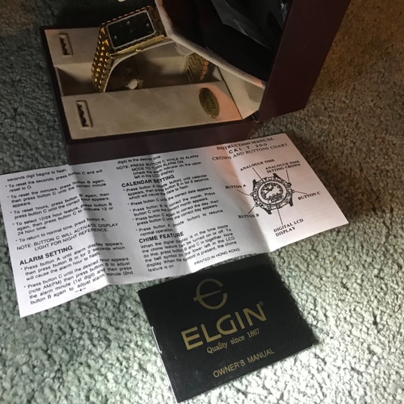 Elgin Diamond Marker Quartz Watch - Picture 11 of 12